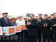 范明政总理视察北南高速公路施工进度工作情况