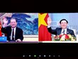 越南国会主席王廷惠同中国全国人大常委会委员长赵乐际举行视频会谈