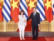 越南国会主席王廷惠会见希腊总统卡特里娜·萨克拉罗普卢