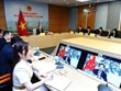 越南国会常务副主席陈青敏与中国全国人大常委会副委员长王晨举行视频会晤
