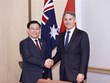 越南国会主席王廷惠会见澳大利亚副总理兼国防部长