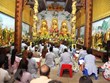 老挝万象佛迹寺举行元宵节
