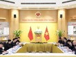 越南工贸部部长阮鸿延与云南省委书记王宁举行工作会谈
