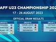 2023年东南亚U23足球锦标赛：越南队与菲律宾队、老挝队同在C组