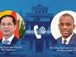 越南外交部长裴青山与贝宁共和国外交部长奥卢舍甘进行电话会谈