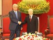 越共中央总书记阮富仲会见哈萨克斯坦总统托卡耶夫