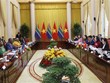 越南国家副主席武氏映春与南非副总统保罗·马沙蒂莱举行会谈