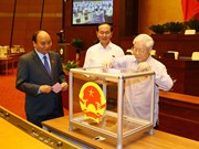 越南第十四届国会第四次会议：表决通过政府两名成员任命事宜（组图）