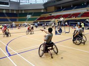 2018年第6次越南全国残疾人运动会：运动员们在赛场上奋力拼搏（组图）