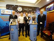 曼彻斯特城俱乐部在越南举行英格兰足球联盟杯游行活动（组图）