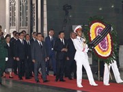 国际代表团悼念原越共中央总书记杜梅（组图）