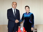 越南国会主席阮氏金银会见土耳其土耳其对外经济关系委员会主席（组图）