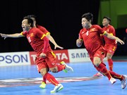 击败日本队越南队获得室内五人制足球世界杯决赛参赛资格