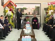 阮善仁同志向越南主教理事会第13次大会致以祝贺
