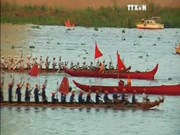 柬埔寨传统划船比赛吸引14630名运动员参加