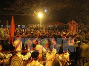 越南南定省陈祠开印仪式吸引数万名游客参加