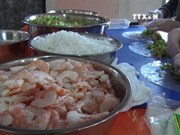 越南街头美食节吸引众多俄罗斯食客