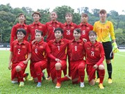 第29届东运会：越南女足队3比1战胜缅甸女足队（组图）