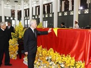原越共中央总书记杜梅追悼会在河内隆重举行（组图）