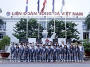越南国家女足队启程前往新西兰参加2023女足世界杯