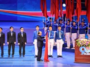 组图：胡志明共青团成立90周年纪念典礼隆重举行