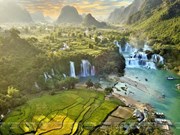 组图：越南板约瀑布跻身全球最美瀑布之列