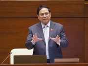 越南政府总理范明政接受国会代表质询