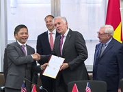 越南与美国签署全面能源合作伙伴备忘录