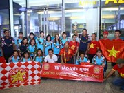 越南女子足球队凯旋回国（组图）