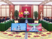 越共中央总书记阮富仲与韩国总统尹锡悦举行视频会谈