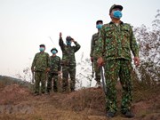 组图：越南边防部队加强巡逻  彻底防止各种非法入境活动