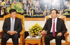 越南公安部部长陈大光会见中国国家安全部副部长董海舟