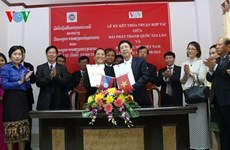 越南国家电视台与老挝国家电视台签署合作协议