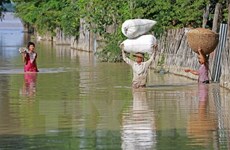 缅甸水灾持续恶化4千灾民被紧急疏散