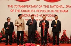越南驻各国大使馆纷纷举行仪式庆祝九•二国庆70周年