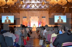 越南国会副主席阮氏金银出席在日本举行的世界妇女大会论坛