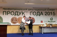 越南THTrueMilk集团产品在2015年莫斯科国际食品展获金奖