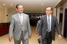 柬埔寨人民党和救国党领导就选举法修改问题进行磋商