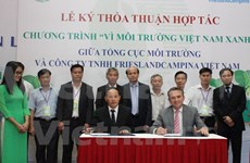 越南菲仕兰坎皮纳公司协助提高群众环保意识