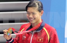第六届世界军人运动会：越南游泳运动员阮氏映圆夺得首枚金牌