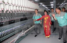 西宁省年产量15800吨纱线的棉纱厂竣工