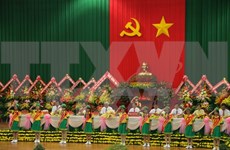 越共茶荣省第十次代表大会开幕
