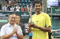 印度选手SakethMyneni夺得2015越南网球公开赛男单冠军