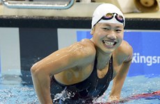 2015年越南国家游泳锦标赛：阮氏映圆共摘下16枚金牌