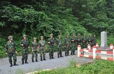越南老街省和中国云南省边防力量进行2015年第五次联合巡逻