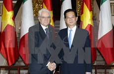 意大利总统塞尔焦·马塔雷拉圆满结束对越国事访问