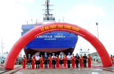 为俄罗斯建造的TSHD2000工程船成功下水