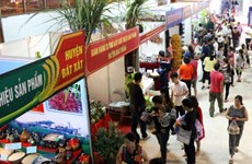 2015年越中国际贸易旅游展销会颇受游客的关注