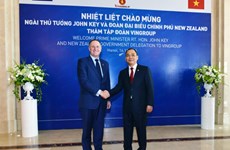 新西兰总理探访越南Vingroup集团