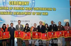 越南友好组织联合会举行仪式表彰国际非政府组织的贡献